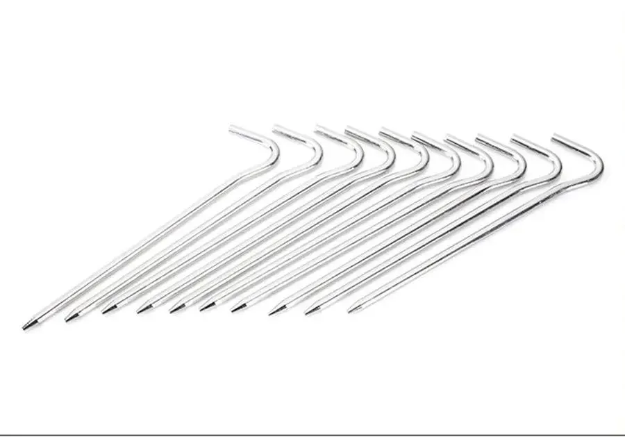 10 Piece Aluminium Tent Pegs