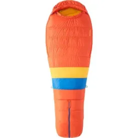 Always Summer sleeping bag: 40F Marmot down, Red Sun/Solar