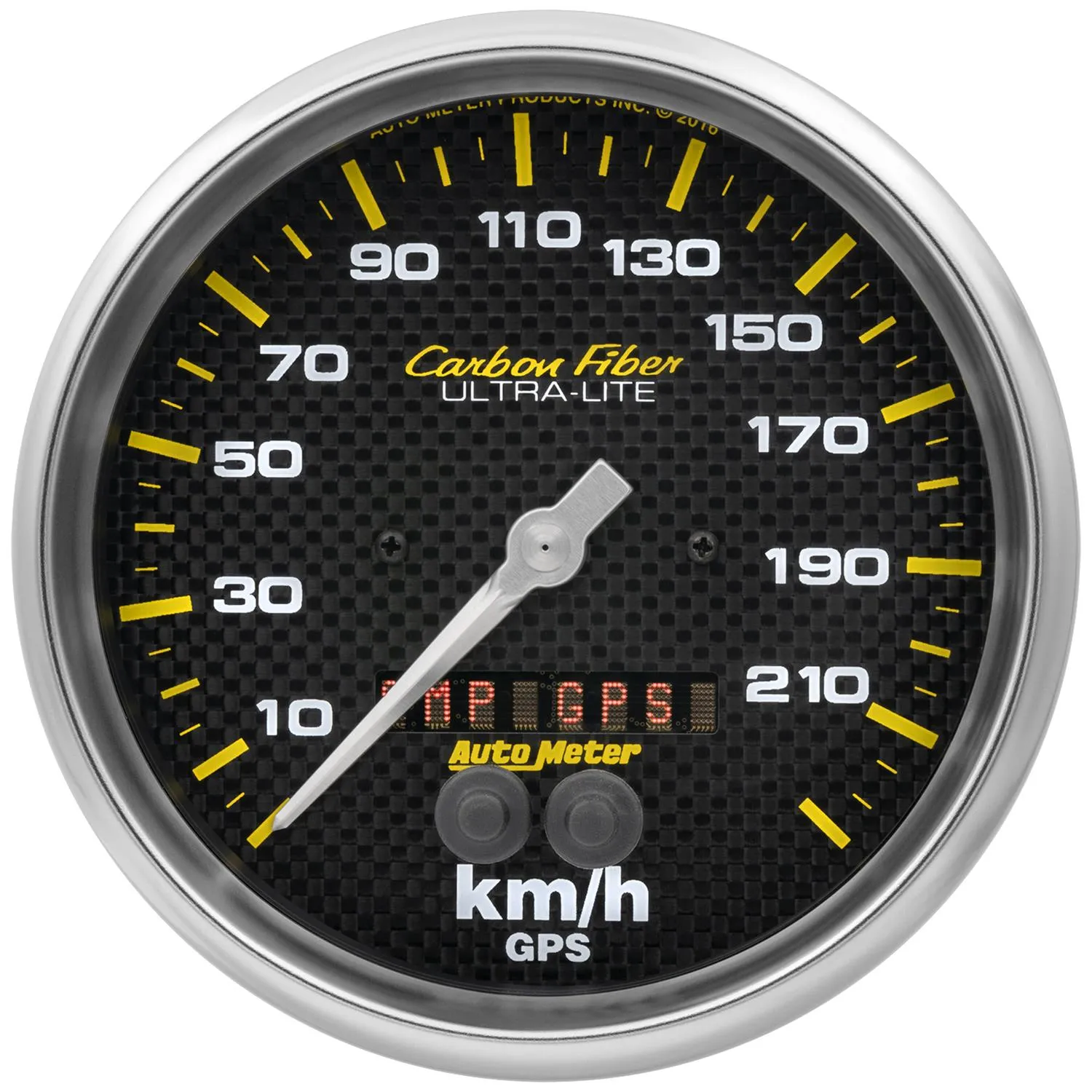 AutoMeter Carbon Fiber Ultra-Lite GPS-Enabled Speedometers 4881-M