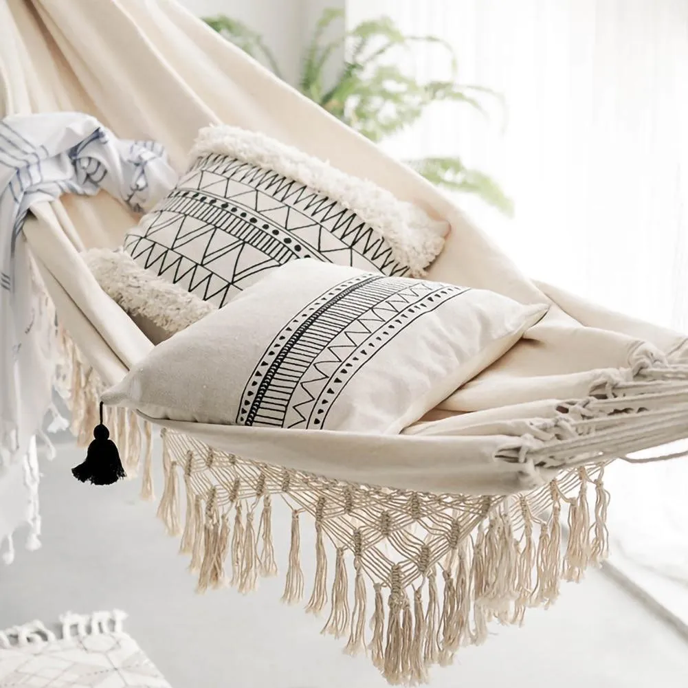 Boho Chic Macrame Hammock