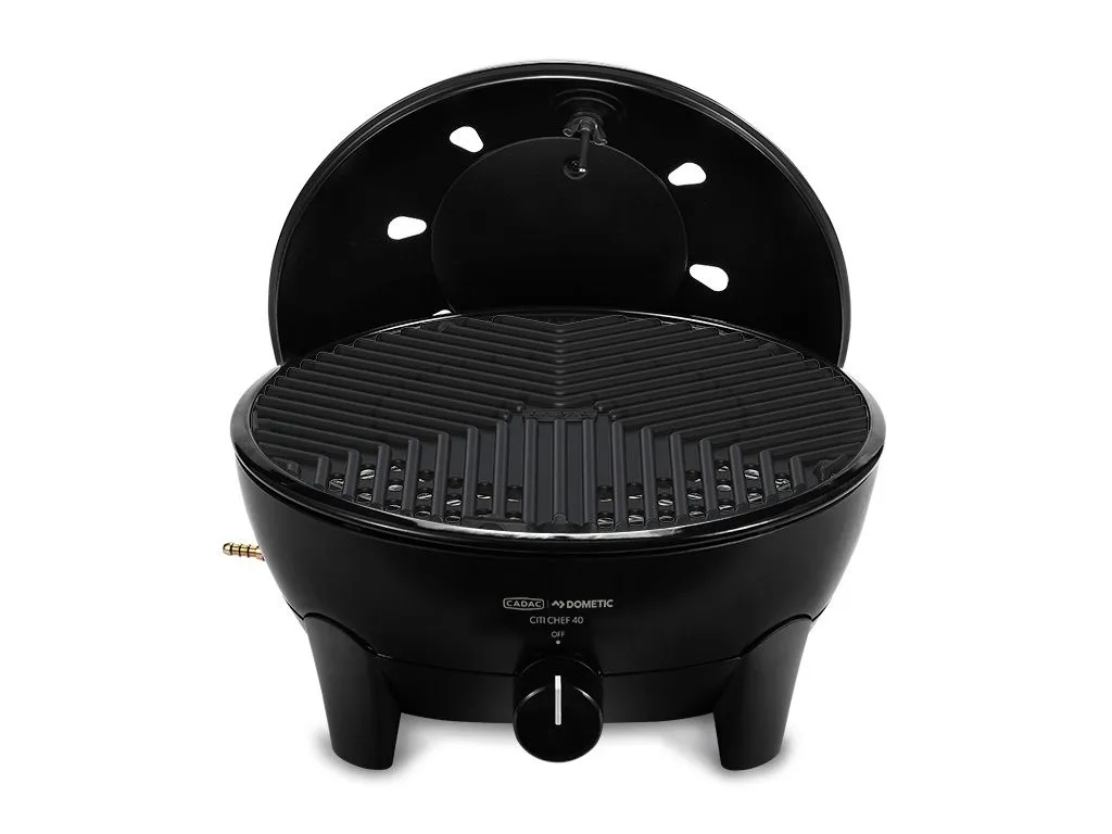 CITI CHEF 40/ BLACK/ PORTABLE 4 PIECE/ GAS BARBEQUE/ CAMP COOKER - BY CADAC