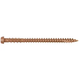 Deck-Drive DCU COMPOSITE Screw - #10 x 2-3/4 in. T20, Quik Guard®, Brown 05 (70-Qty)