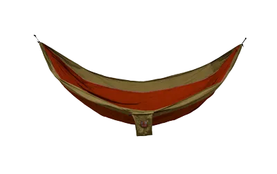 Grand Trunk Double Parachute Nylon Hammock-Crimson/Khaki