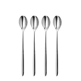 Hidcote Bright Long Handled Spoon, Set of 4