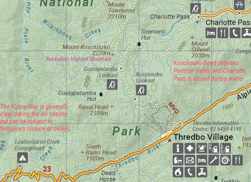 High Country Victoria Hema Megamap 1673 x 1430mm Laminated Wall Map