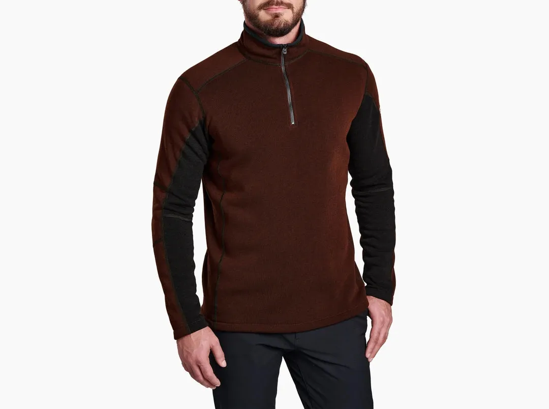 KUHL MENS REVEL 1/4 ZIP SWEATER