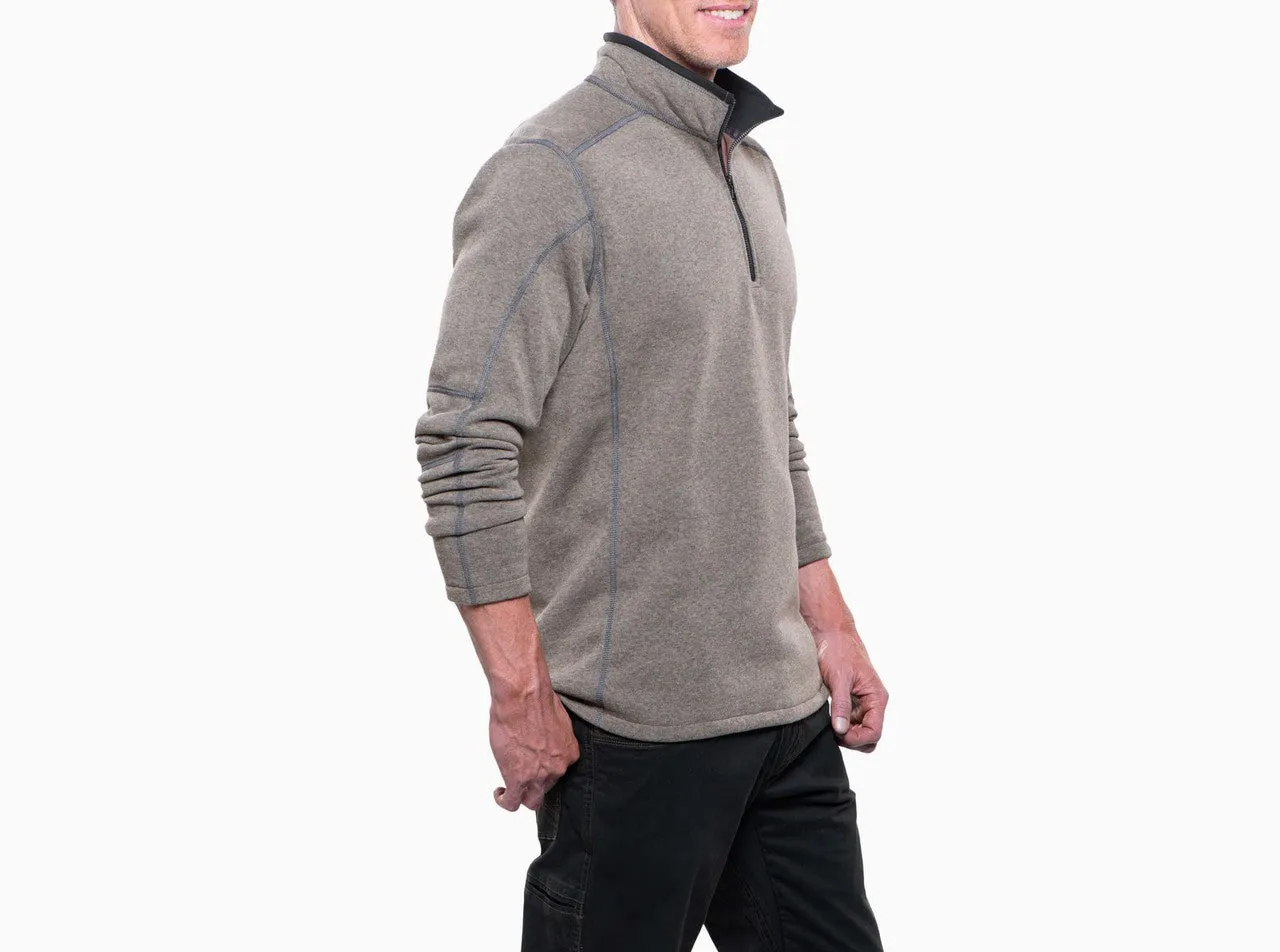 KUHL MENS REVEL 1/4 ZIP SWEATER