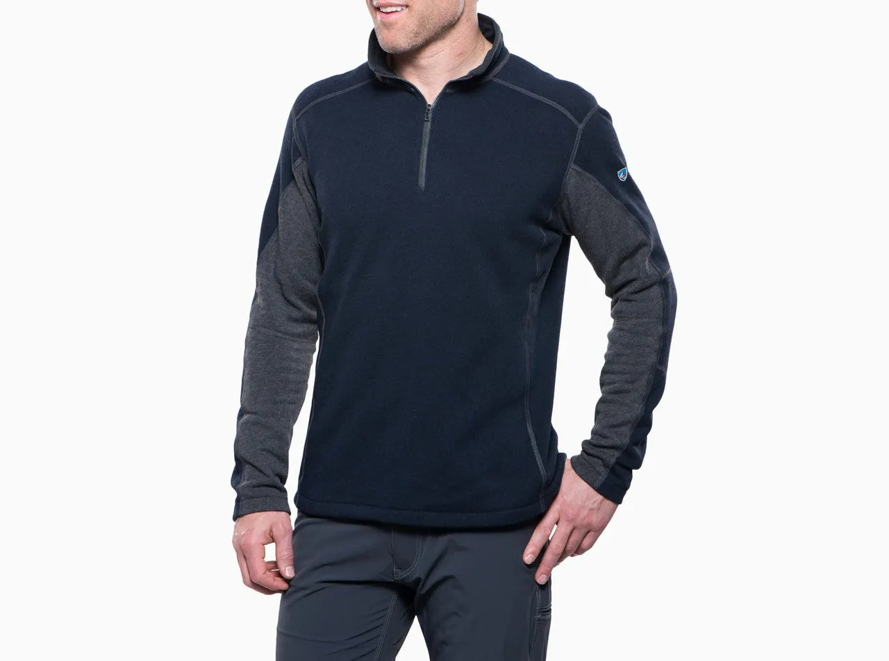 KUHL MENS REVEL 1/4 ZIP SWEATER