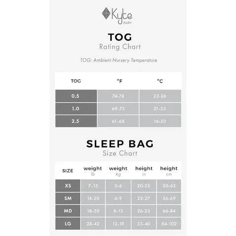 Kyte Baby - Sleep Sack - 1.0 TOG - Cloud