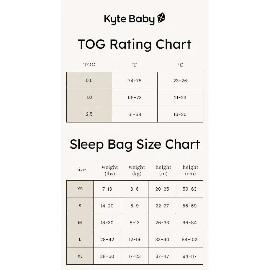 Kyte Baby - Sleep Sack - 1.0 TOG - Fog