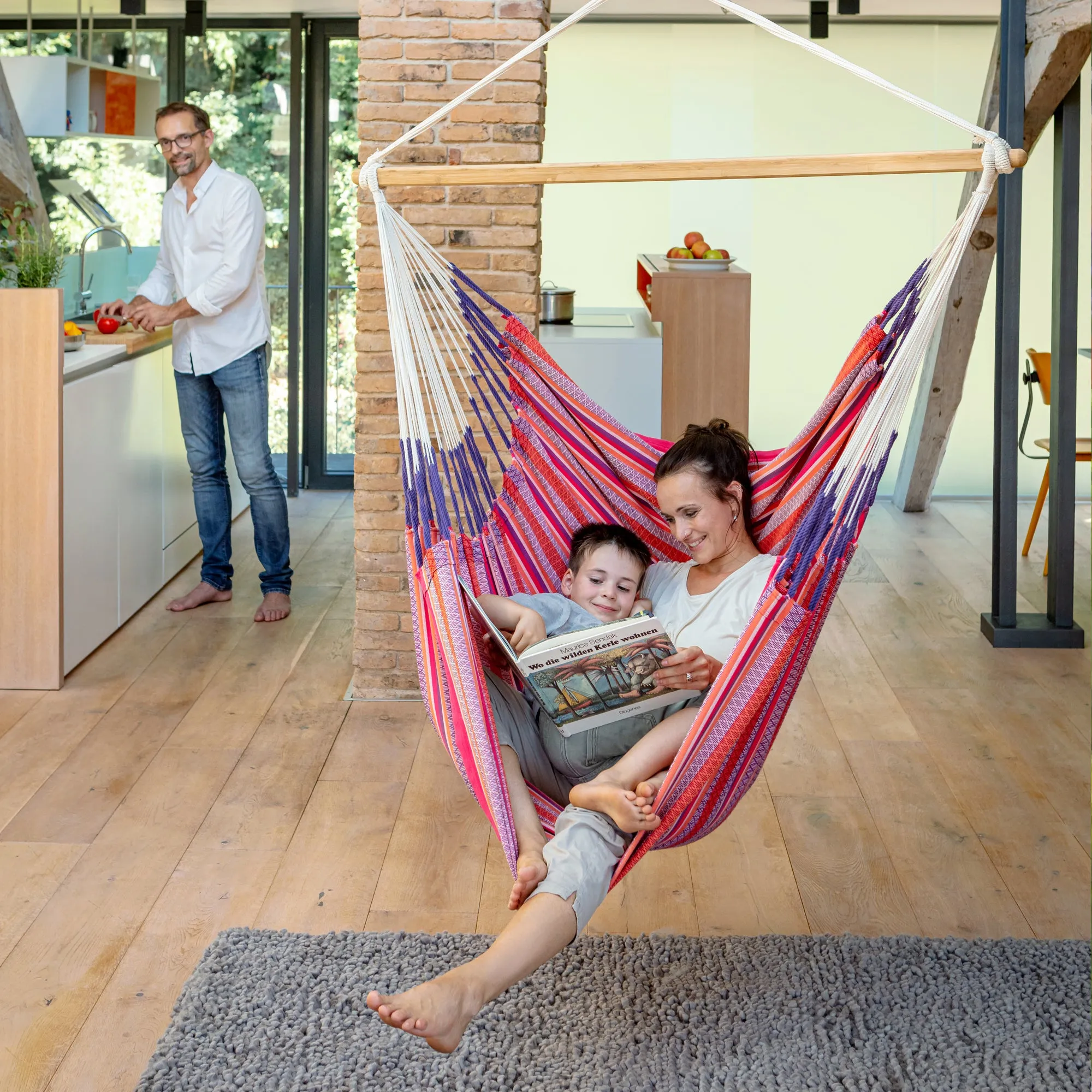 LA SIESTA Habana Organic Cotton Comfort Hammock Chair (W 115 cm)