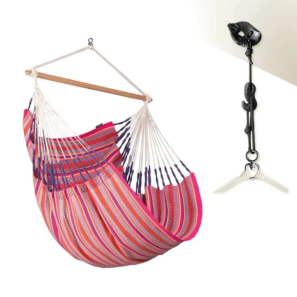 LA SIESTA Habana Organic Cotton Comfort Hammock Chair (W 115 cm)