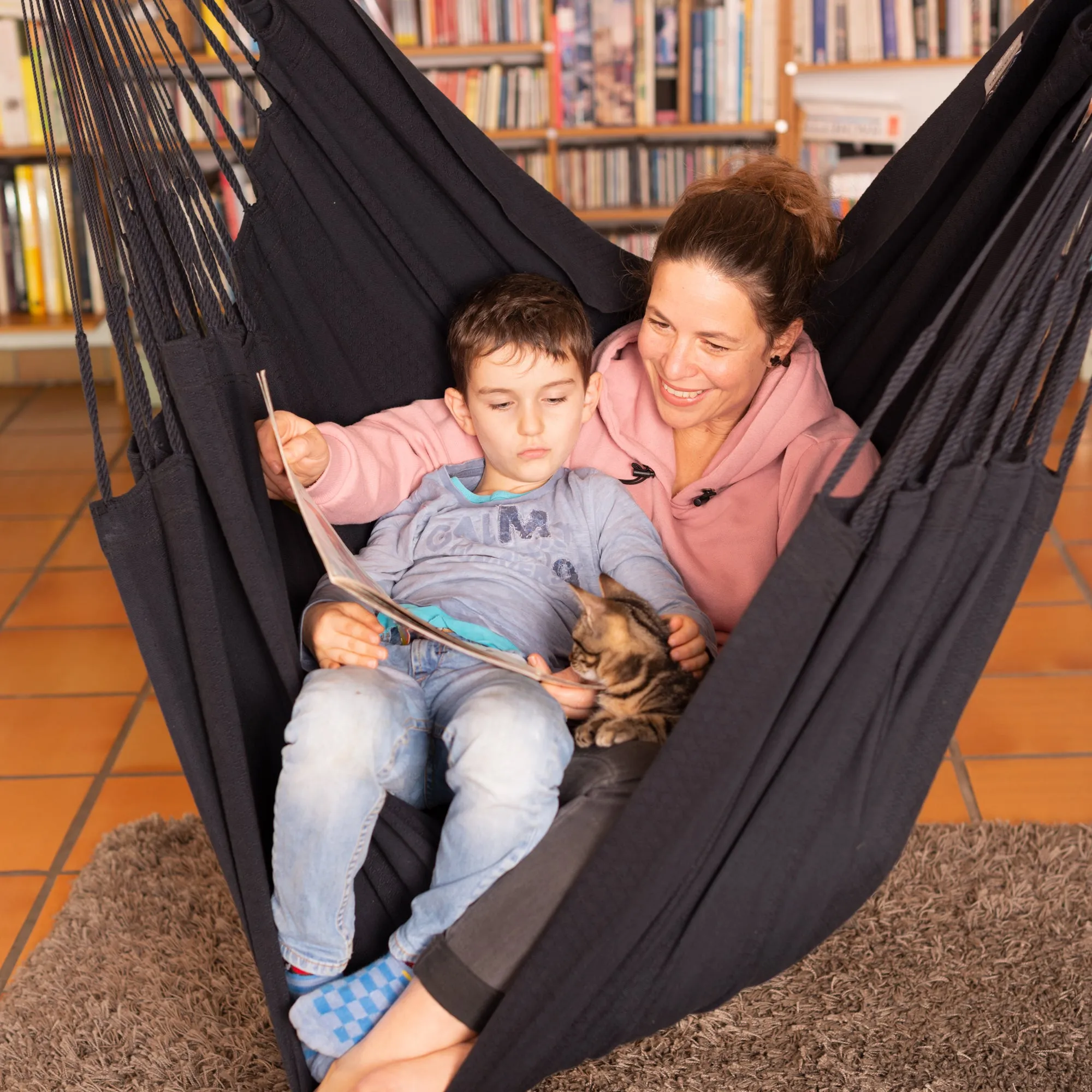 LA SIESTA Habana Organic Cotton Comfort Hammock Chair (W 115 cm)