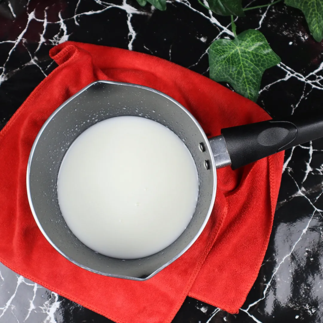 Marble Coated Milk Pan - Black