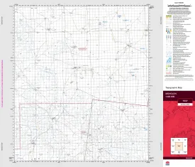 Monolon 7537 Topographic Map 1:100k