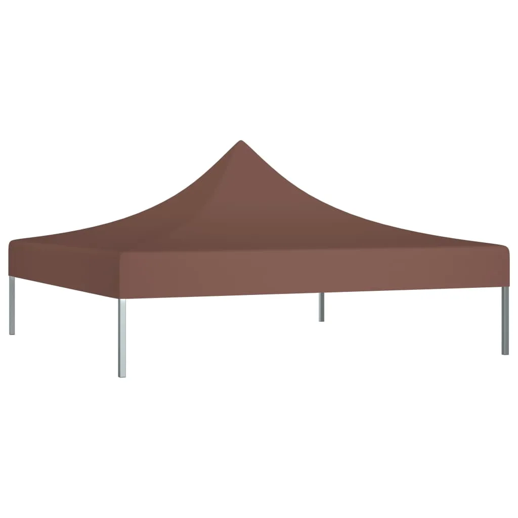 Party Tent Roof 3x3 m Brown 270 g/m²