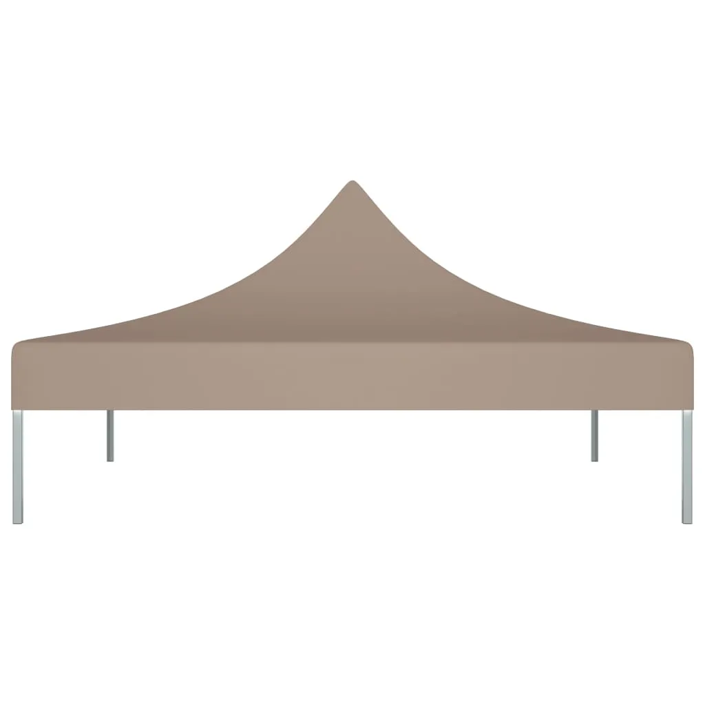 Party Tent Roof 3x3 m Taupe 270 g/m²