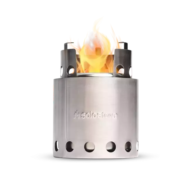 Solo Stove Stainless Steel Lite Camp Stove - Portable &amp; "Smokeless"