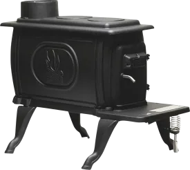 US Stove US1269E Cast Iron Log Wood Stove 900 sq. ft. 54,000 BTU New