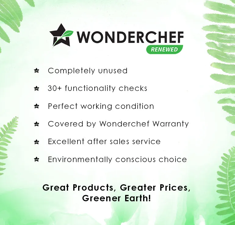 Wonderchef Renewed Royal Velvet 24cm Non-Stick Dosa Tawa | Induction Bottom | Soft-Touch Handle | Virgin Grade Aluminium | 3mm Thick | PFOA and Heavy Metals Free