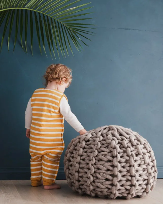 Woolbabe - Wool Winter Sleep Suit - Kowhai