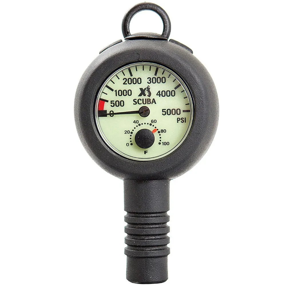 XS Scuba Back-To-Back Pressure Gauge / Compass Combo